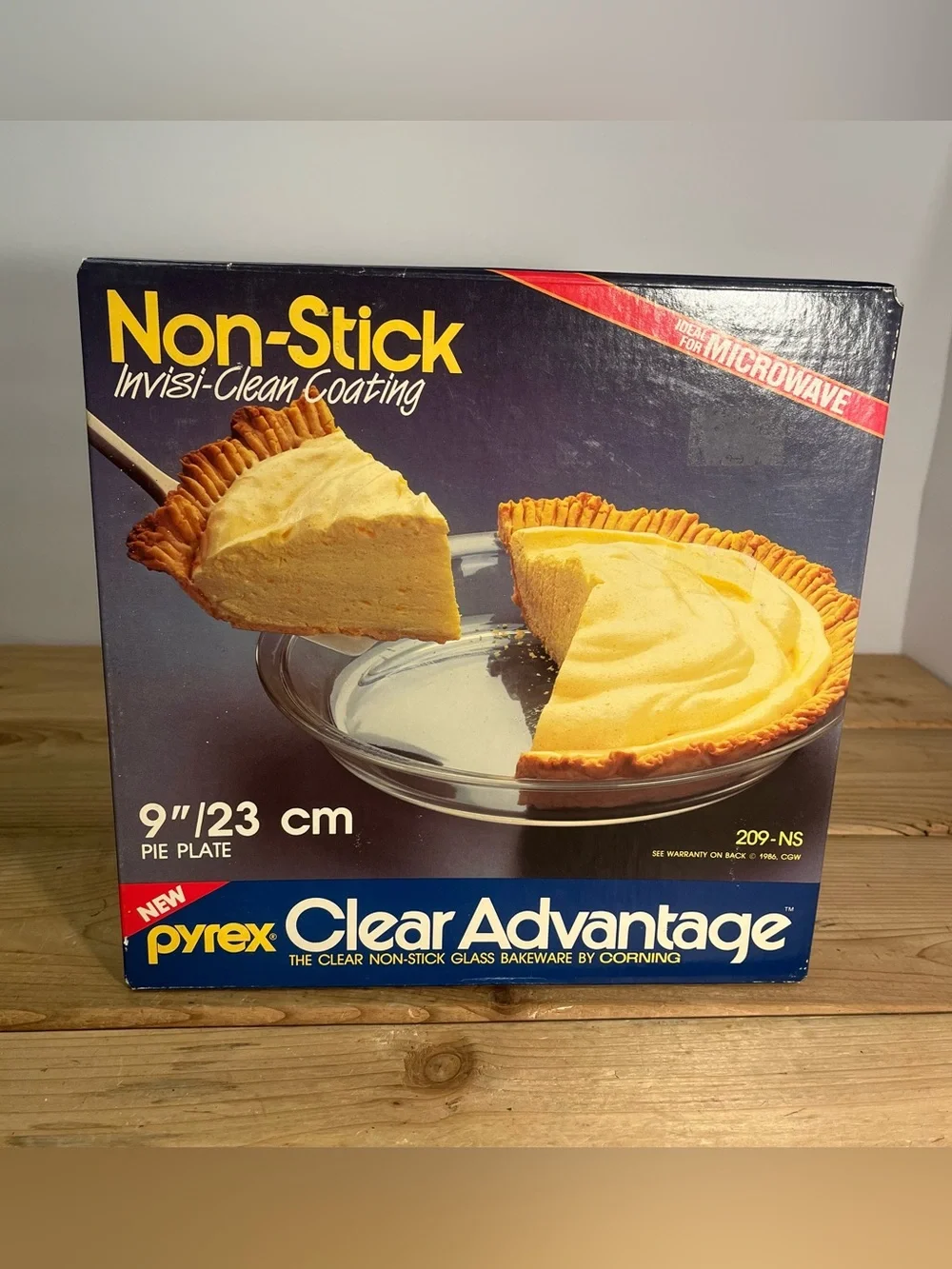PYREX 209-NS-P - Clear Advantage Glass Pie Plate 9